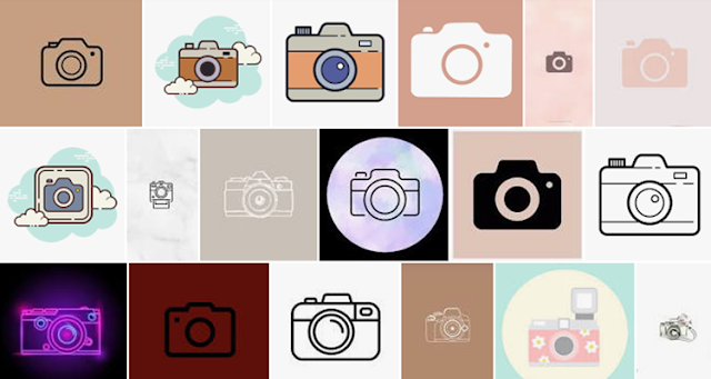 Camera Icon Aesthetic